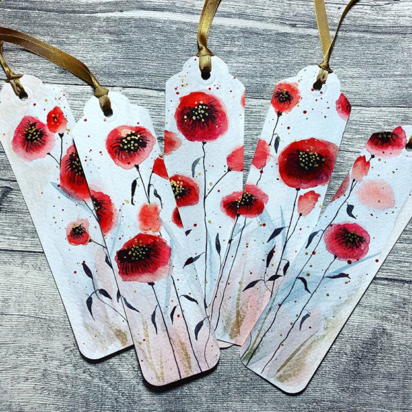 Lesezeichen Mohn 1
