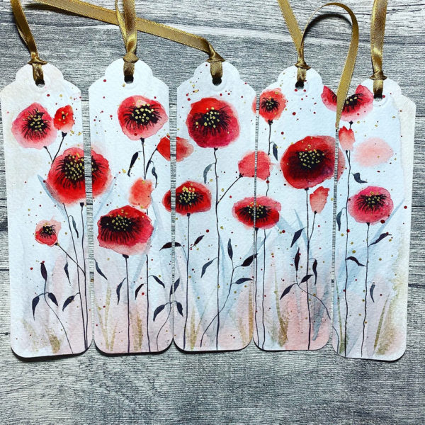 Lesezeichen Mohn