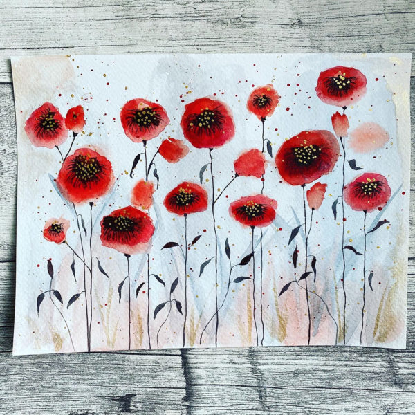 Lesezeichen Mohn
