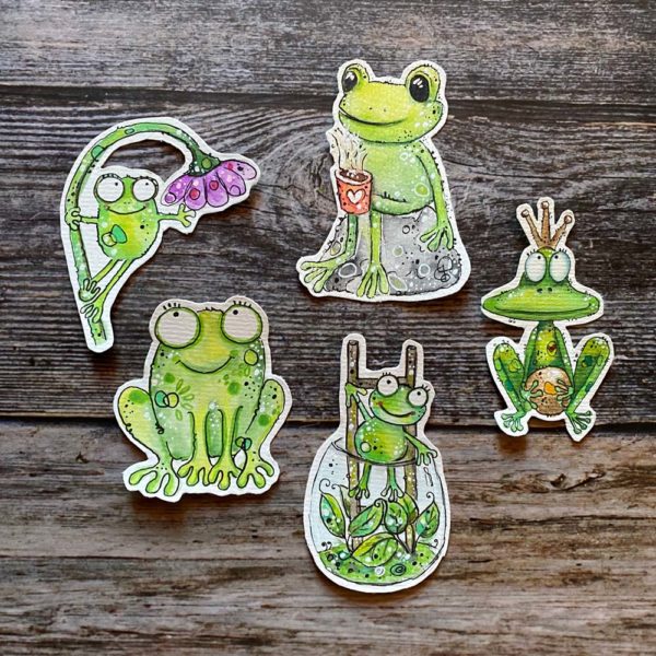 StickerSet Frogs 1