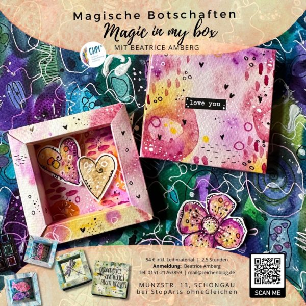 kreativworkshop und happy painting in Schongau magic in my box